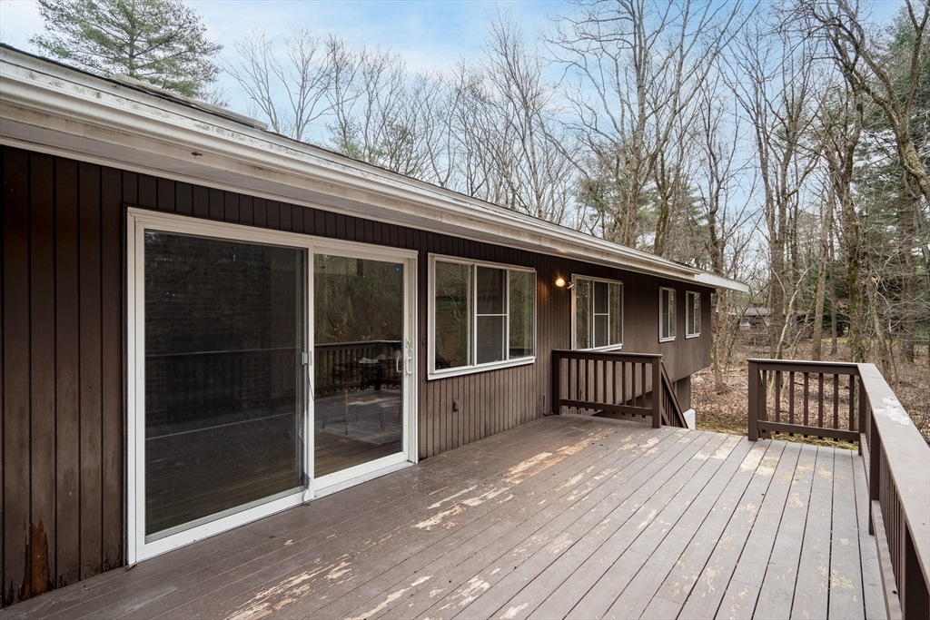 22 Partridge Road Lexington, MA 02420 - Photo 42 of 42 a view of backyard with a deck
