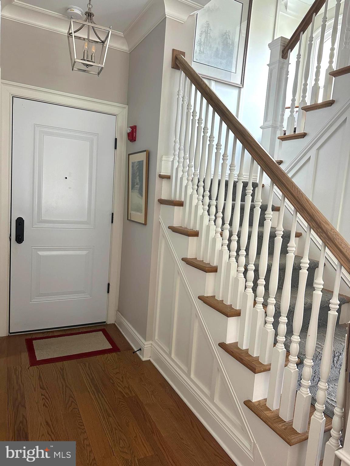 200 West Wayne Avenue, Unit 5 Wayne, PA 19087 - Photo 6 of 12 Front Door to Unit and stairs to 2 beds/2 bath