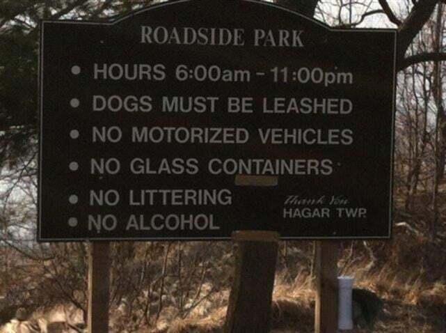 82078 North Street Coloma, MI 49038 - Photo 25 of 28 Roadside Park sign