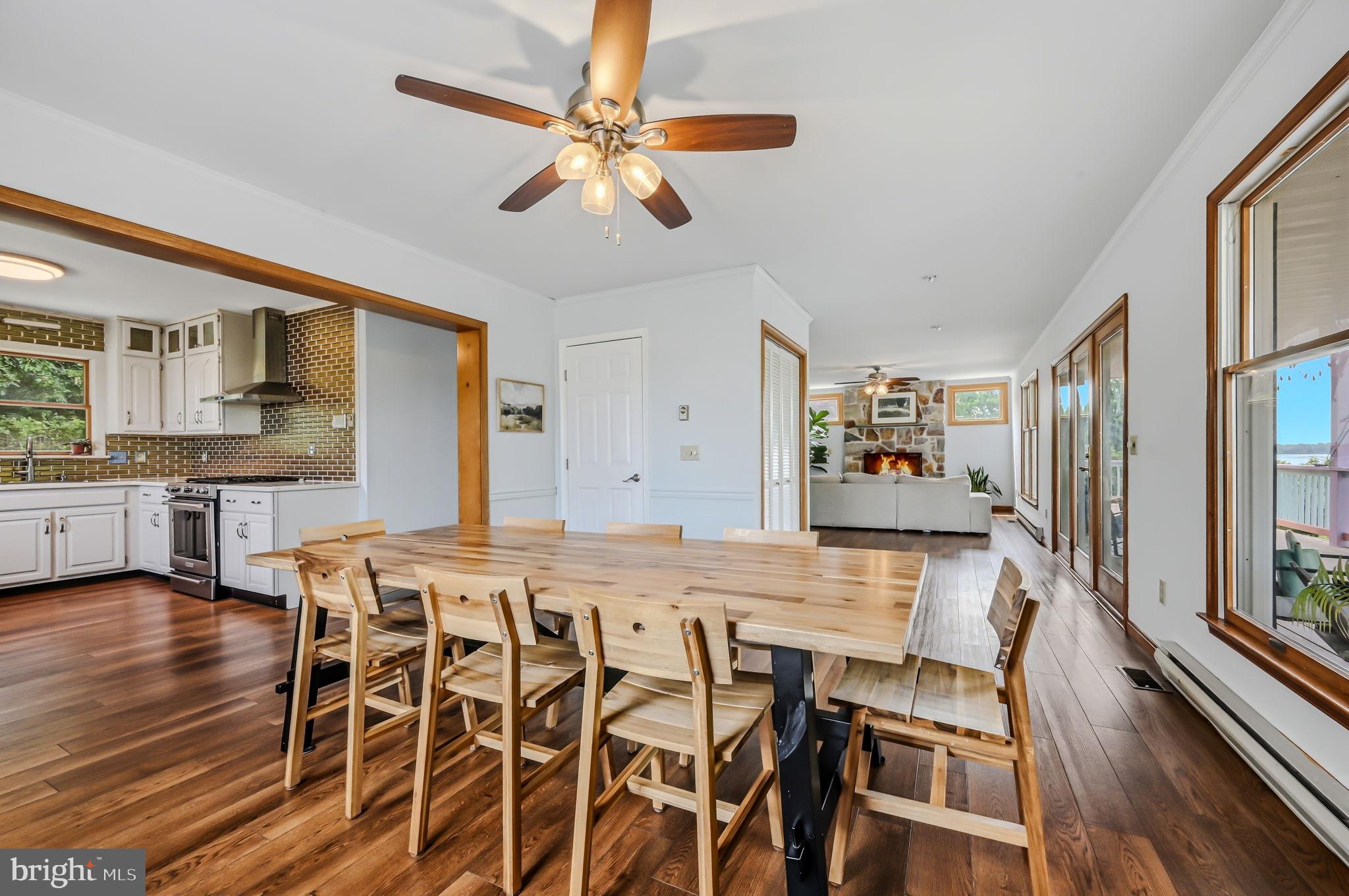 210 Elk View Road North East, MD 21901 - Photo 12 of 64 a view of a dining room with furniture and a kitchen