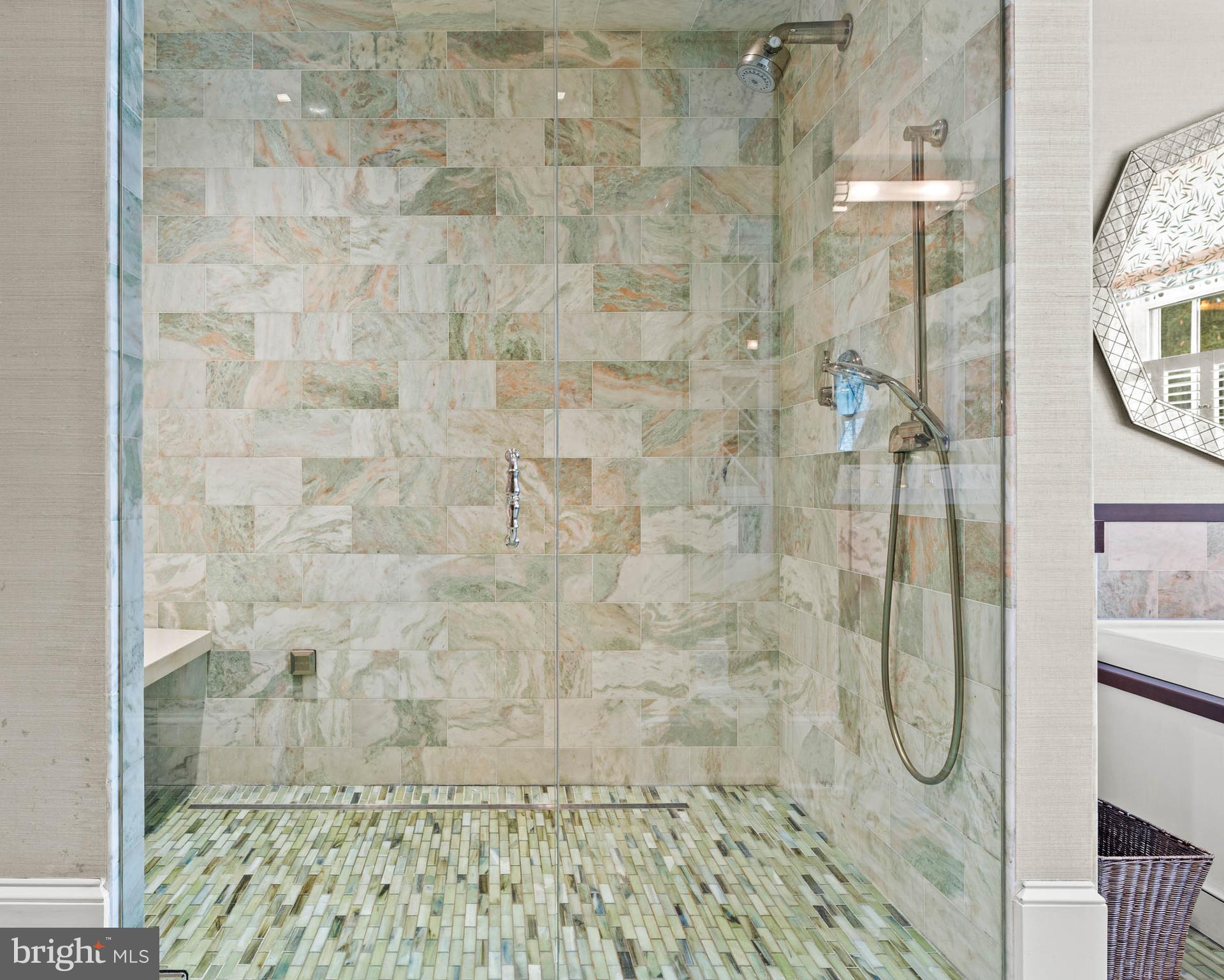 1347 Fording Brook Road Lower Gwynedd, PA 19002 - Photo 43 of 82 a bathroom with a glass shower door