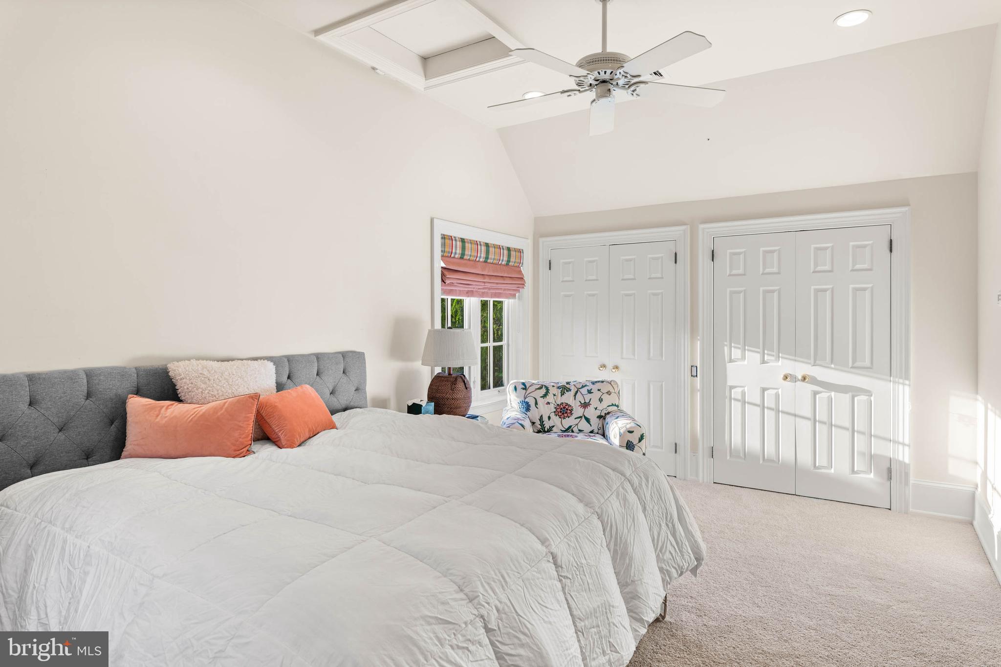 1347 Fording Brook Road Lower Gwynedd, PA 19002 - Photo 60 of 82 a bedroom with a bed and a ceiling fan
