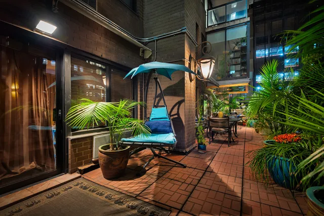 a view of lobby with window