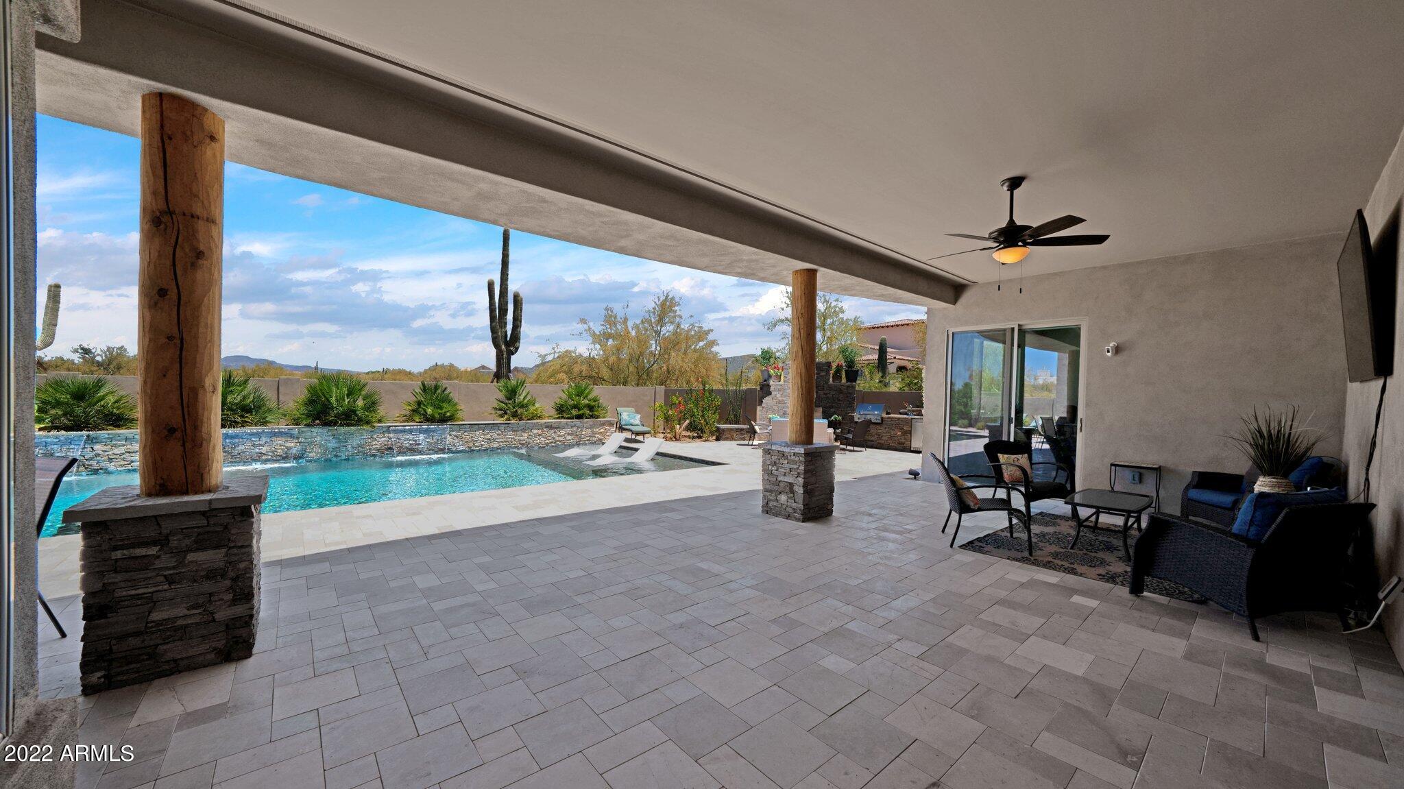 31217 North Ranch Road Cave Creek, AZ 85331 - Photo 24 of 77 Huge Shaded Patio with Mountain Views!