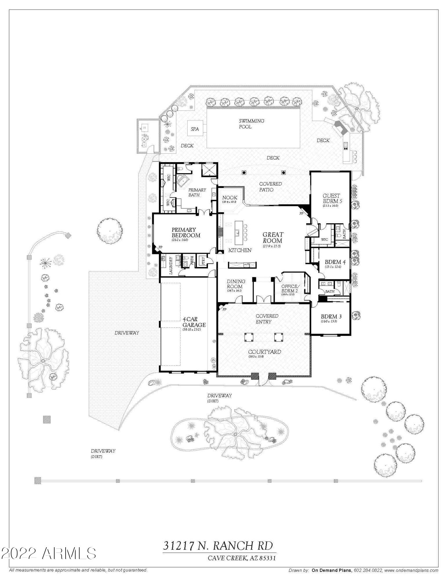 31217 North Ranch Road Cave Creek, AZ 85331 - Photo 75 of 77 31217 N Ranch Rd_SITE PLAN