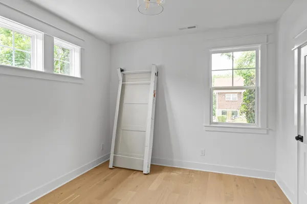 an empty room with window