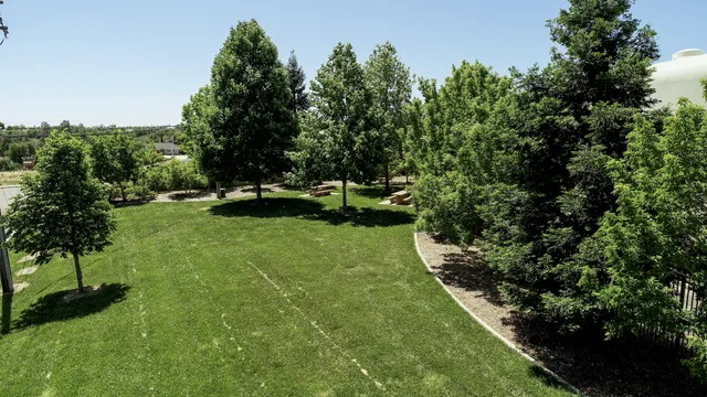 a view of an outdoor space with a lake view