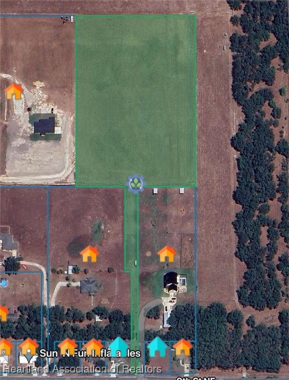0 9th Street Northeast Fort Meade, FL 33841 - Photo 2 of 9 an aerial view of house with a yard and a fountain