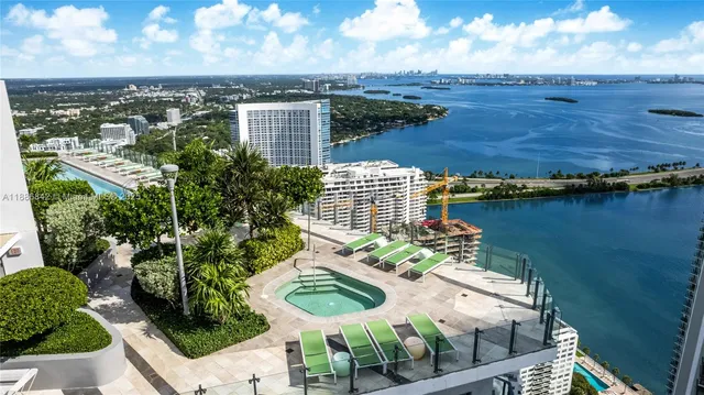 a view of a terrace with sitting area