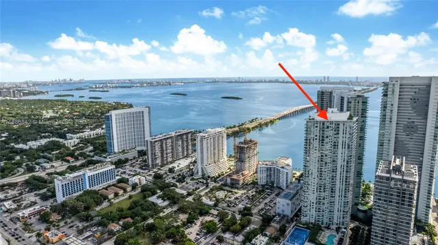 a view of a balcony with an ocean view
