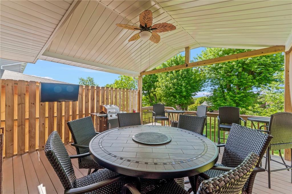 116 East Country Barn Road Houston, PA 15342 - Photo 20 of 24 Covered Rear Deck 116 E Country Barn Rd