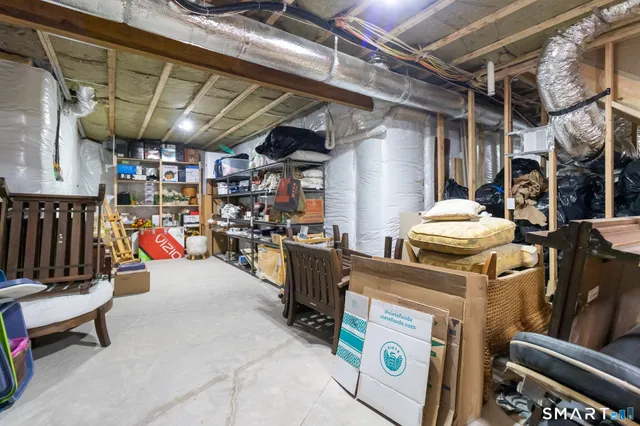 a view of storage and utility room