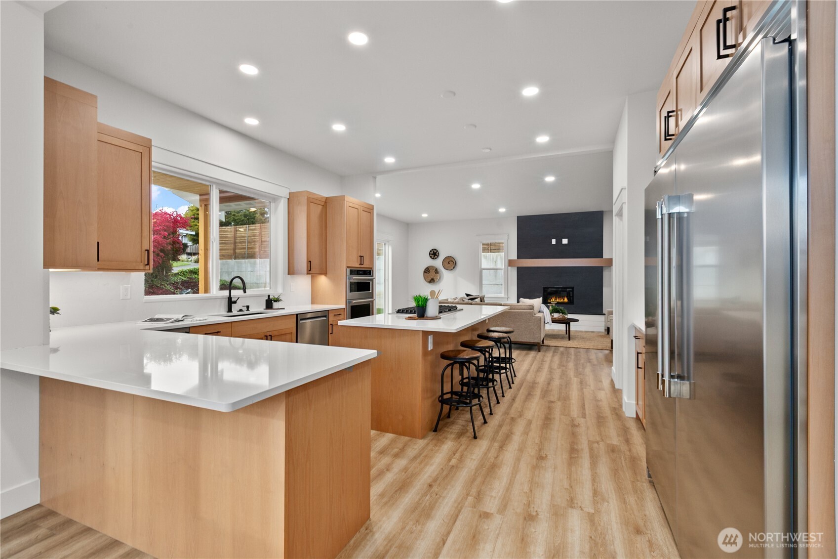 1095 Terrace Drive Lynden, WA 98264 - Photo 13 of 39 a kitchen with counter top space a sink appliances and cabinets