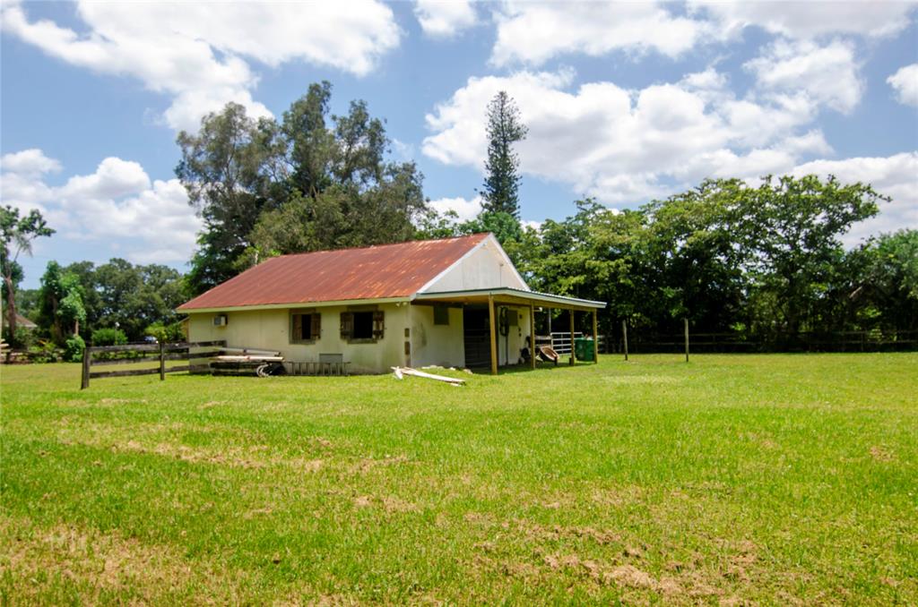 1765 Southwest 112th Avenue Davie, FL 33325 - Photo 36 of 56 Back Lot with Horse Barn