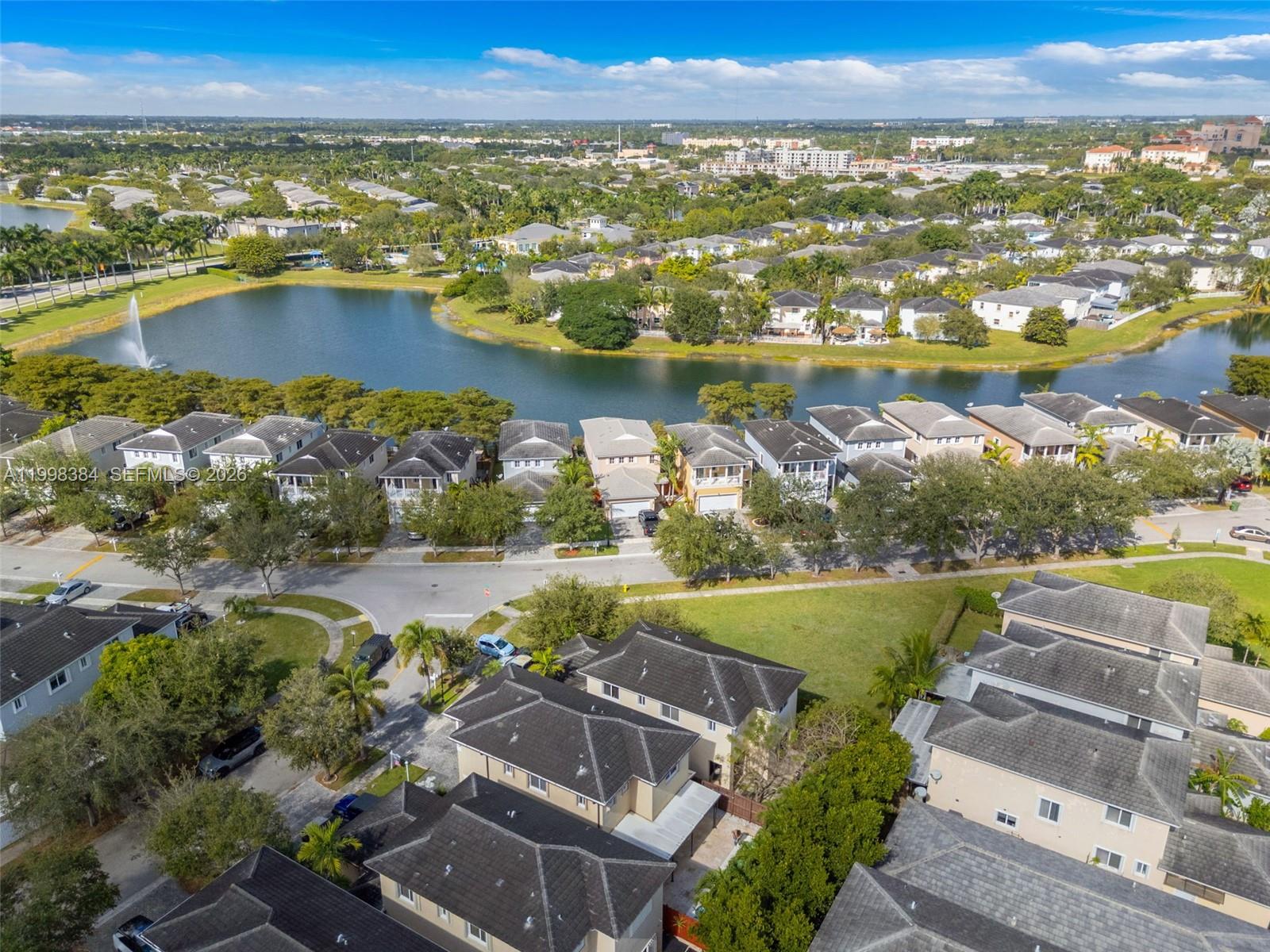 239 Southeast 31st Terrace Homestead, FL 33033 - Photo 8 of 49 an aerial view of residential houses with outdoor space and lake view