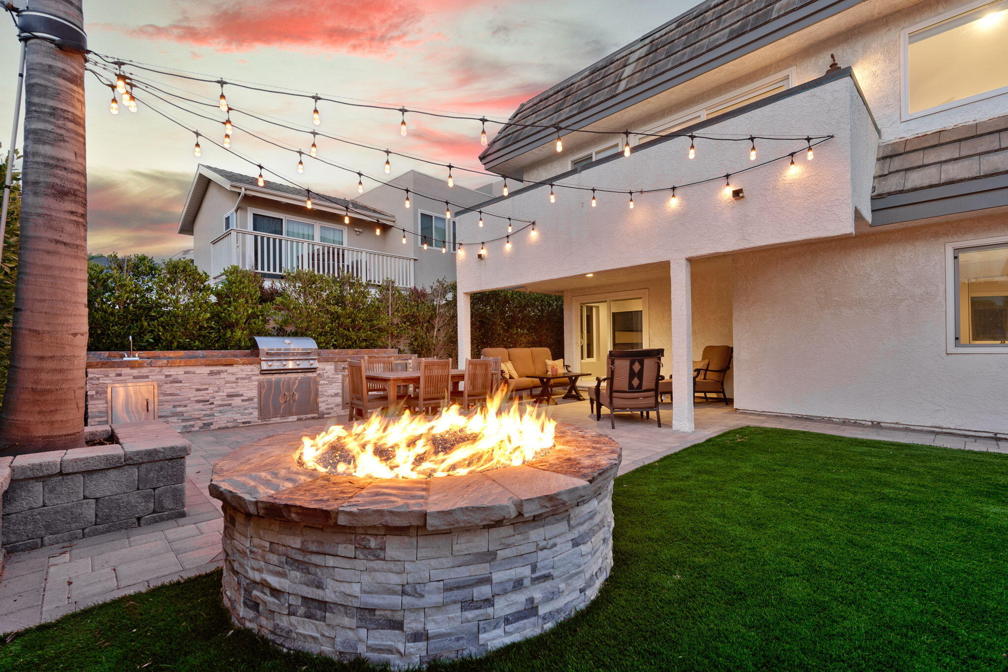 5235 Sealane Way Oxnard, CA 93035 - Photo 40 of 53 a view of a house with a backyard porch and sitting area
