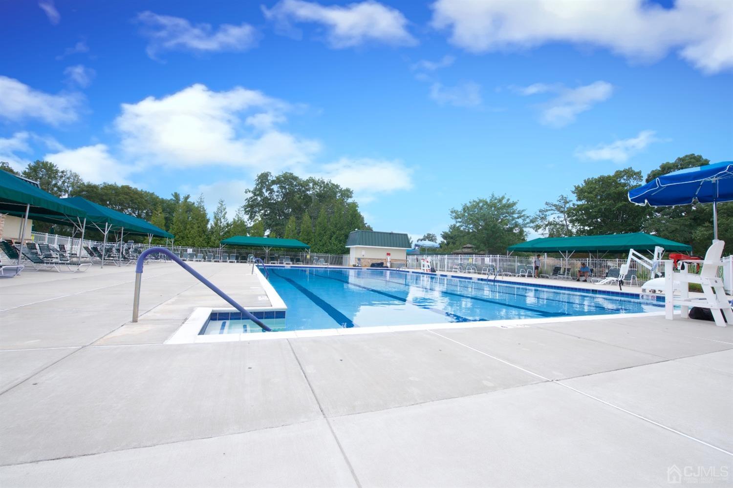A Pompton Road Monroe Township, NJ 08831 - Photo 30 of 30 a view of a swimming pool with a patio