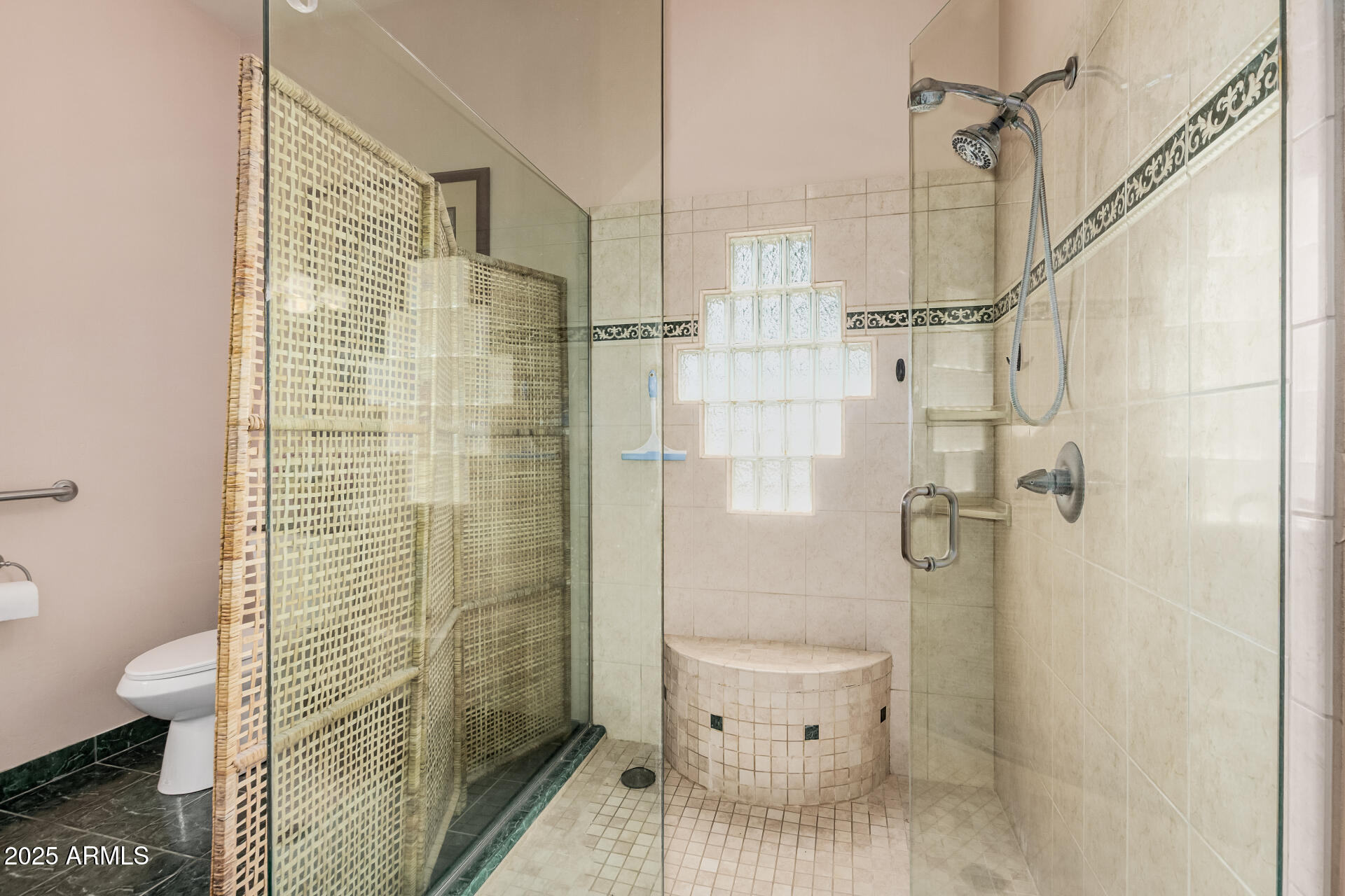 1025 North Boyd Road Apache Junction, AZ 85119 - Photo 23 of 60 a bathroom with a shower and a toilet