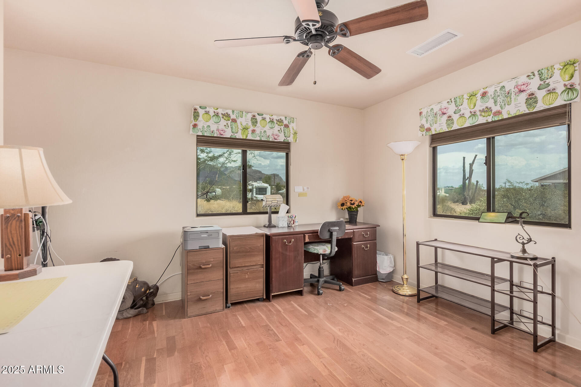 1025 North Boyd Road Apache Junction, AZ 85119 - Photo 30 of 60 a view of a workspace with furniture and a window