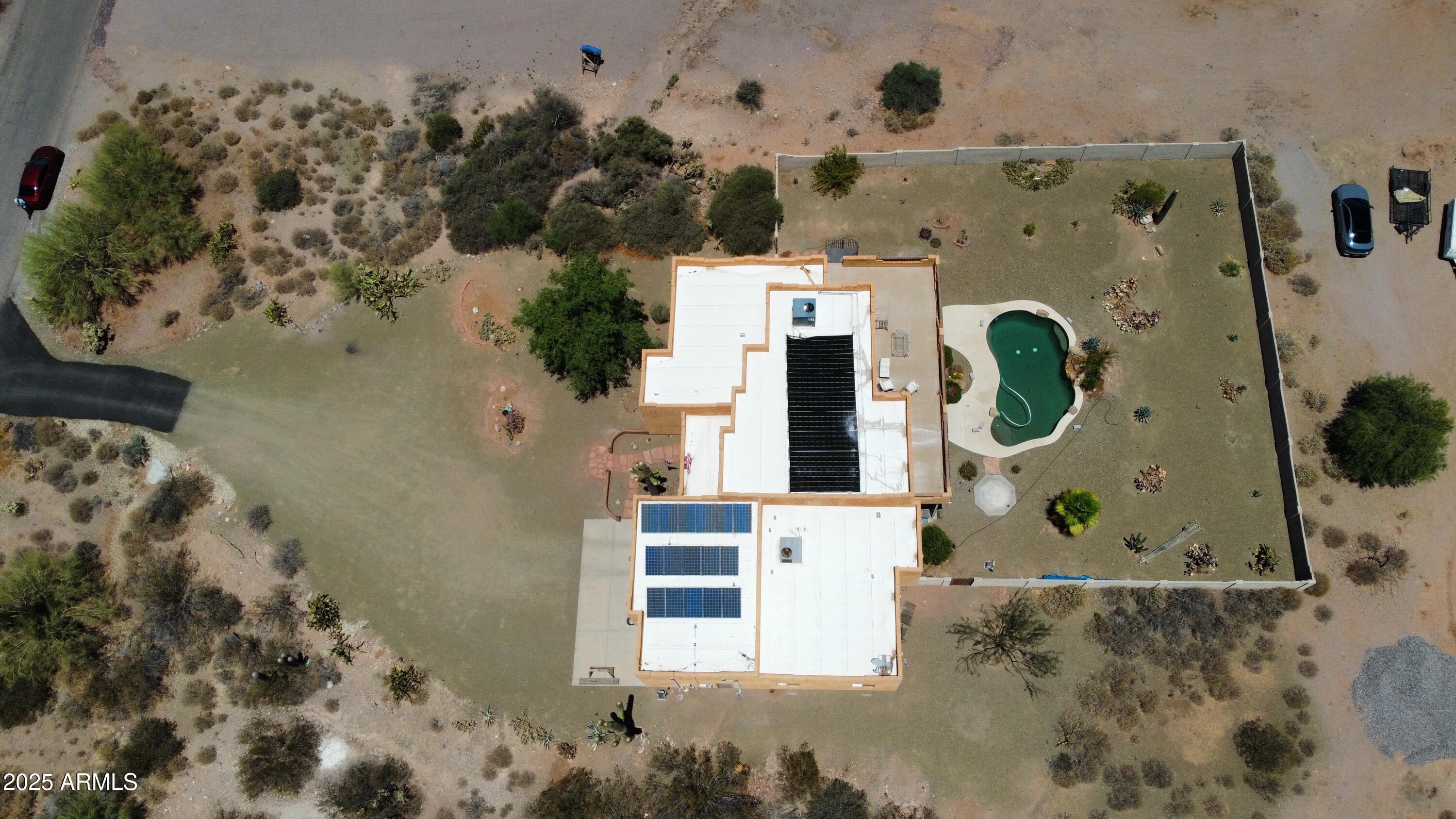 1025 North Boyd Road Apache Junction, AZ 85119 - Photo 58 of 60 an aerial view of residential houses with outdoor space