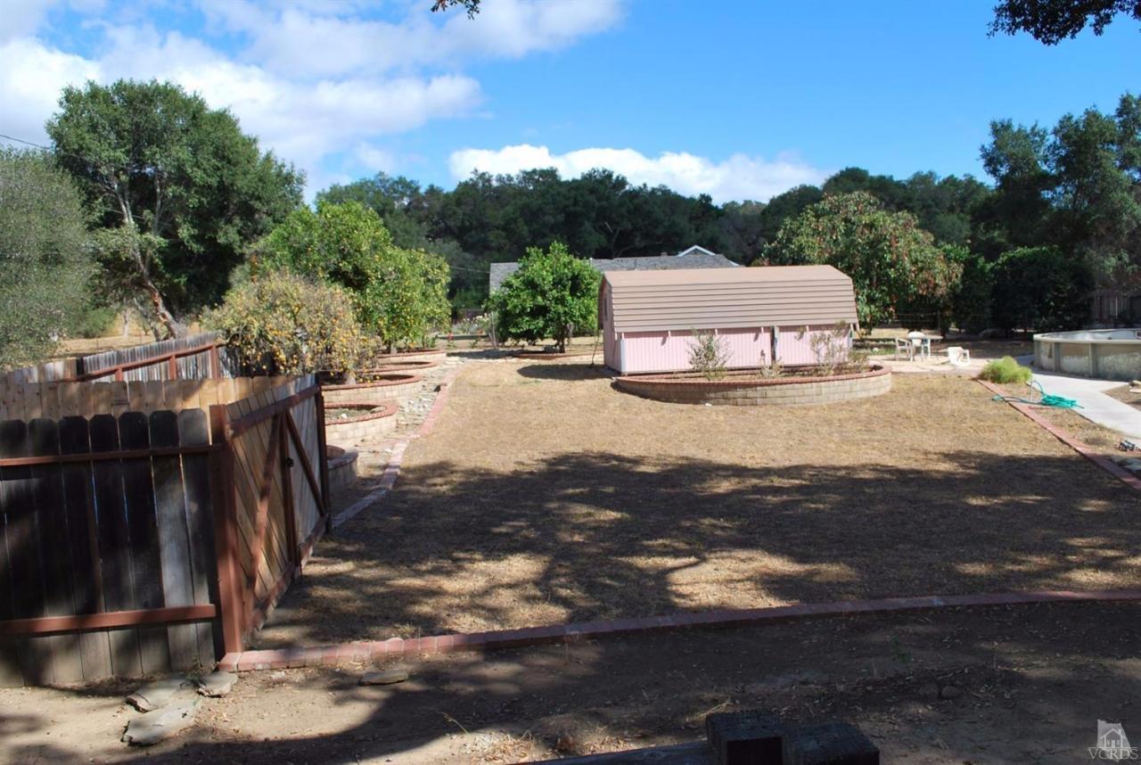 486 South Rice Road Ojai, CA 93023 - Photo 28 of 48 a view of a yard with table and chairs
