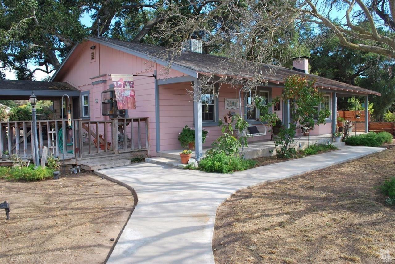 486 South Rice Road Ojai, CA 93023 - Photo 8 of 48 a front view of a house with garden