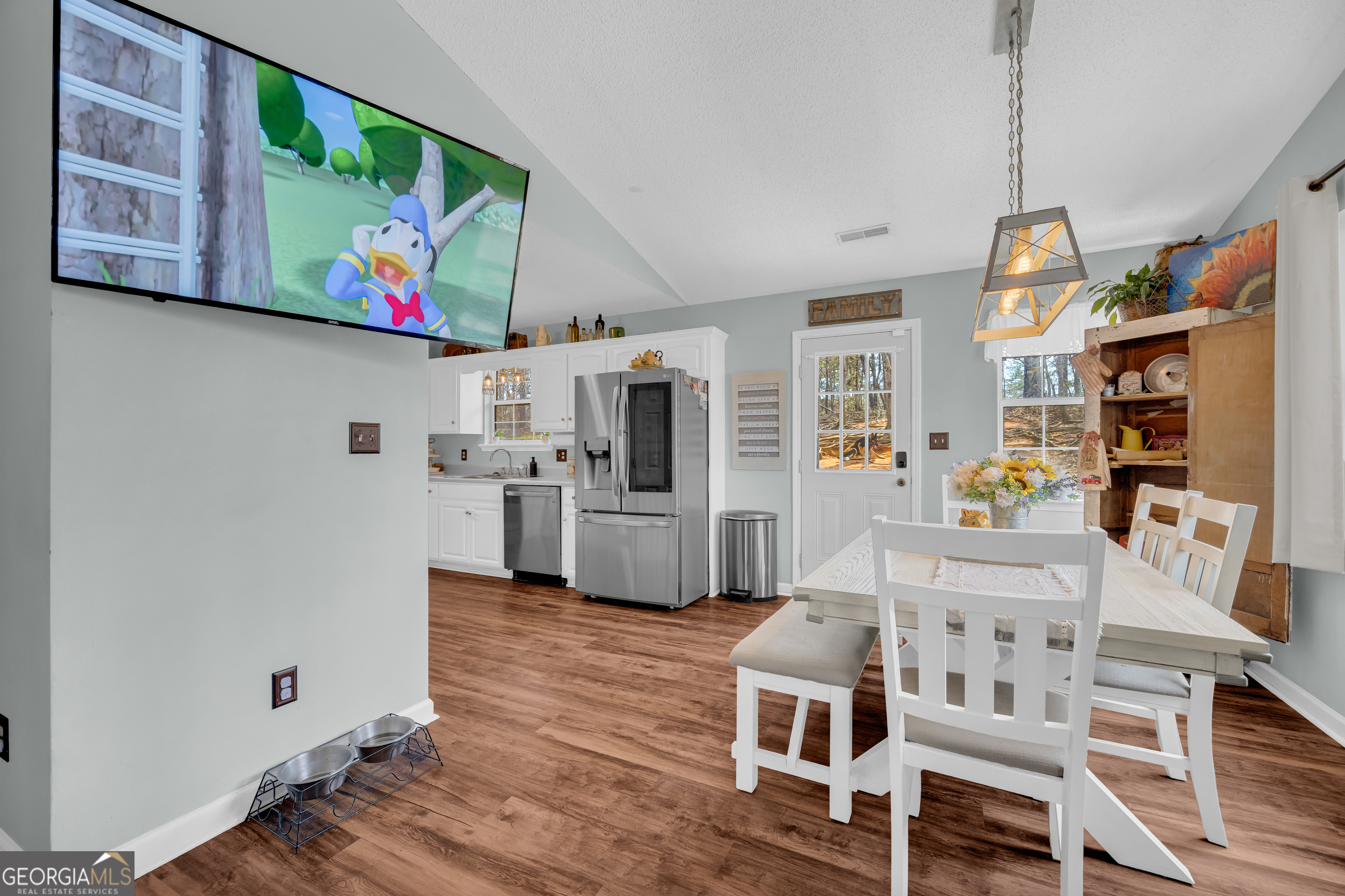 234 Old River Road Cornelia, GA 30531 - Photo 15 of 40 a kitchen with stainless steel appliances granite countertop a refrigerator and microwave