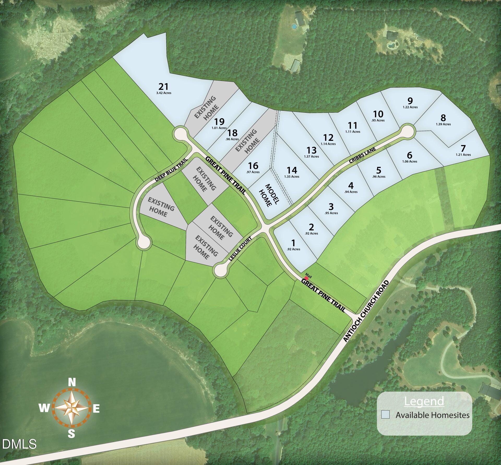150 Cribbs Lane Middlesex, NC 27557 - Photo 41 of 48 Charlottes Ridge Map with acreage