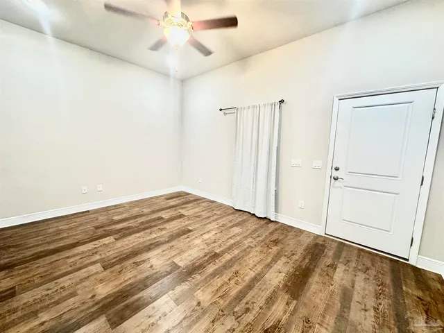 wooden floor in an empty room