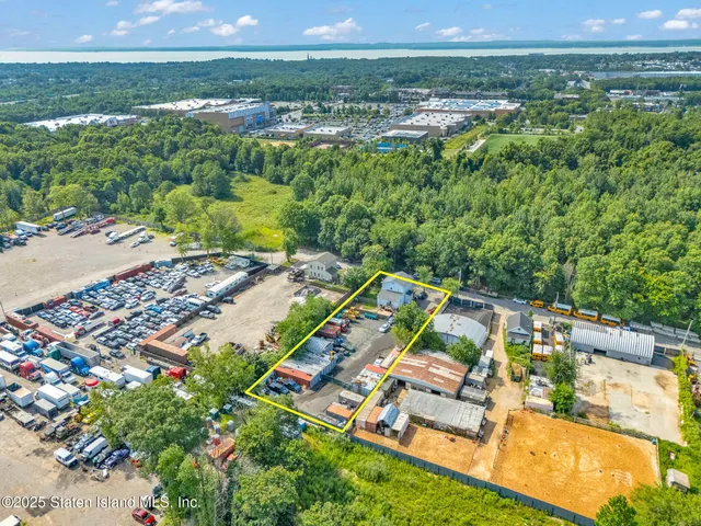 a view of yard with ocean view