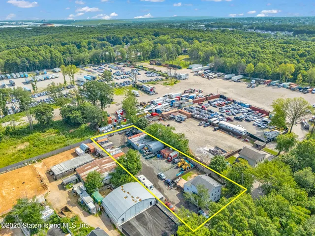 a view of a city with a lake