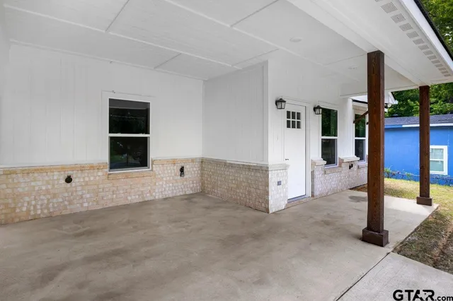 a view of a room with window