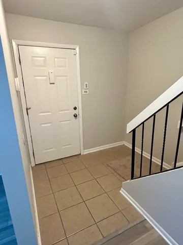 a view of front door