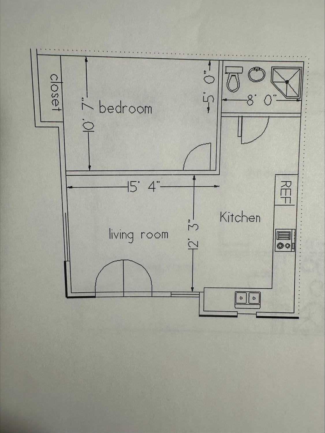 581 Garrett Road Hyampom, CA 96046 - Photo 40 of 45 a view of a wall with an window