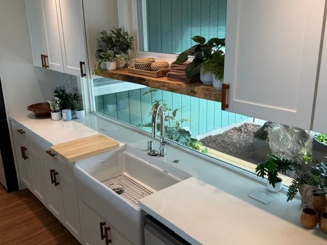 a room with storage and utility room