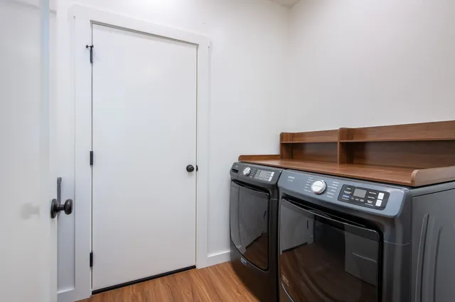 a view of washer and dryer