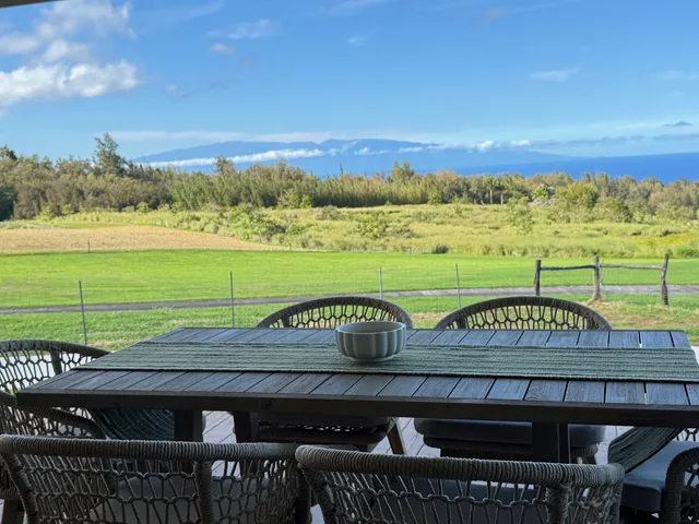 a view of a yard with an outdoor space