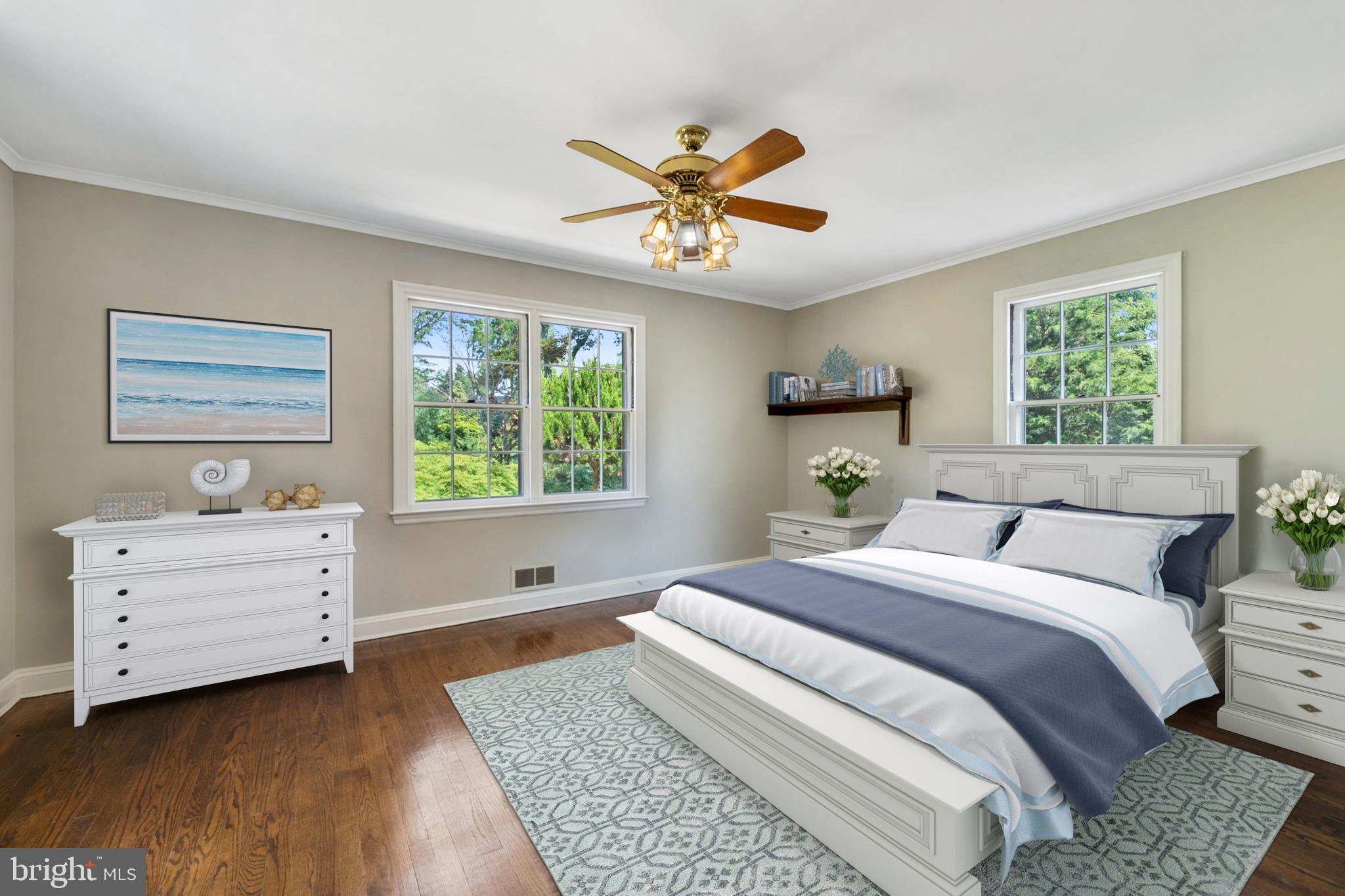 371 North Ferry Point Road Pasadena, MD 21122 - Photo 29 of 50 3rd bedroom with hardwood floors