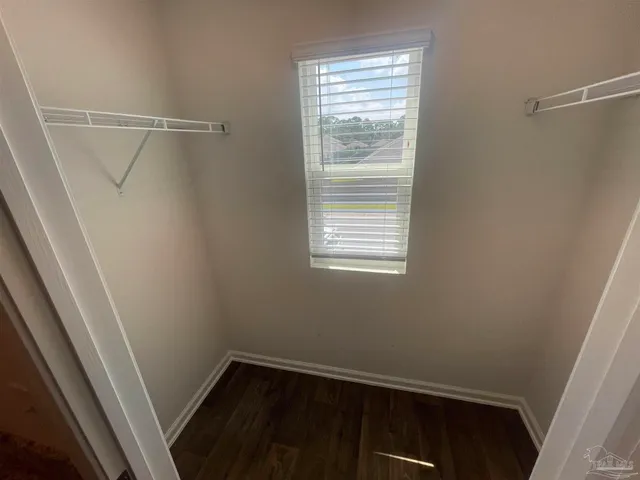 a view of a room with window