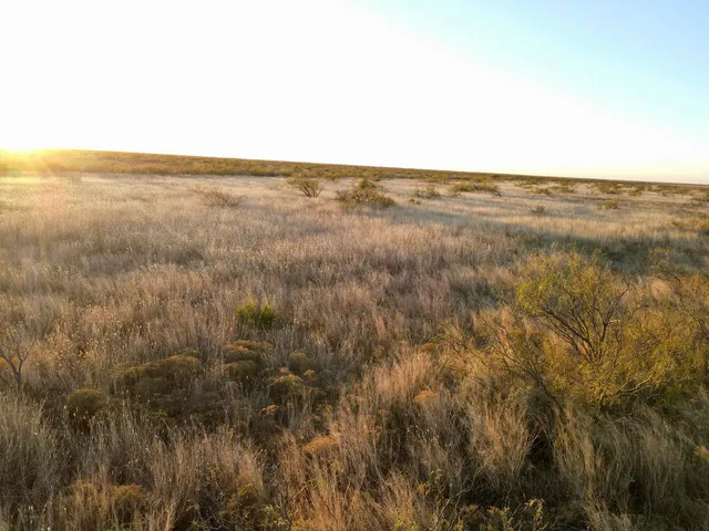 an aerial view of house with yard and mountain view in back