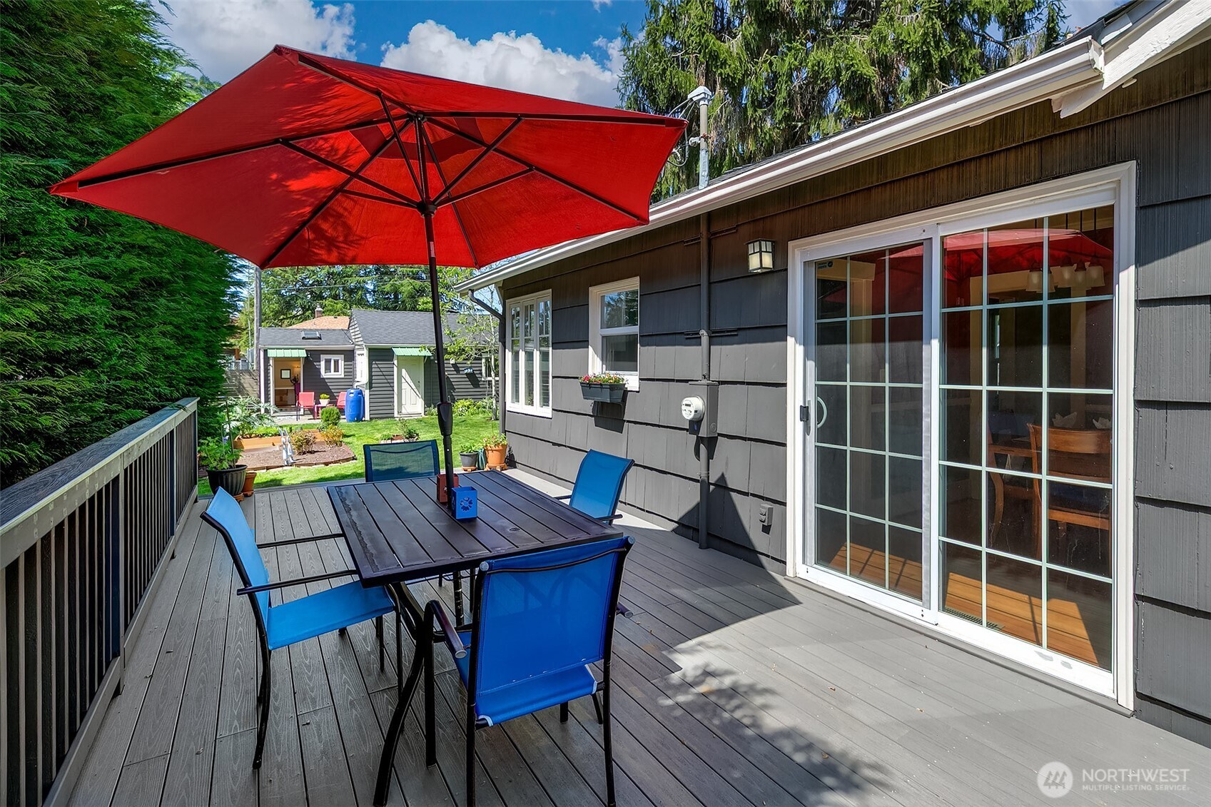 8403 32nd Avenue Southwest Seattle, WA 98126 - Photo 10 of 15 a view of balcony with seating space and wooden floor