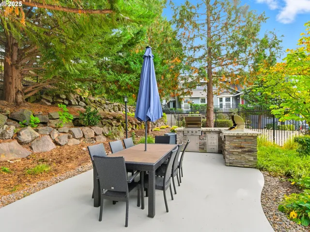 a view of street and electric pole