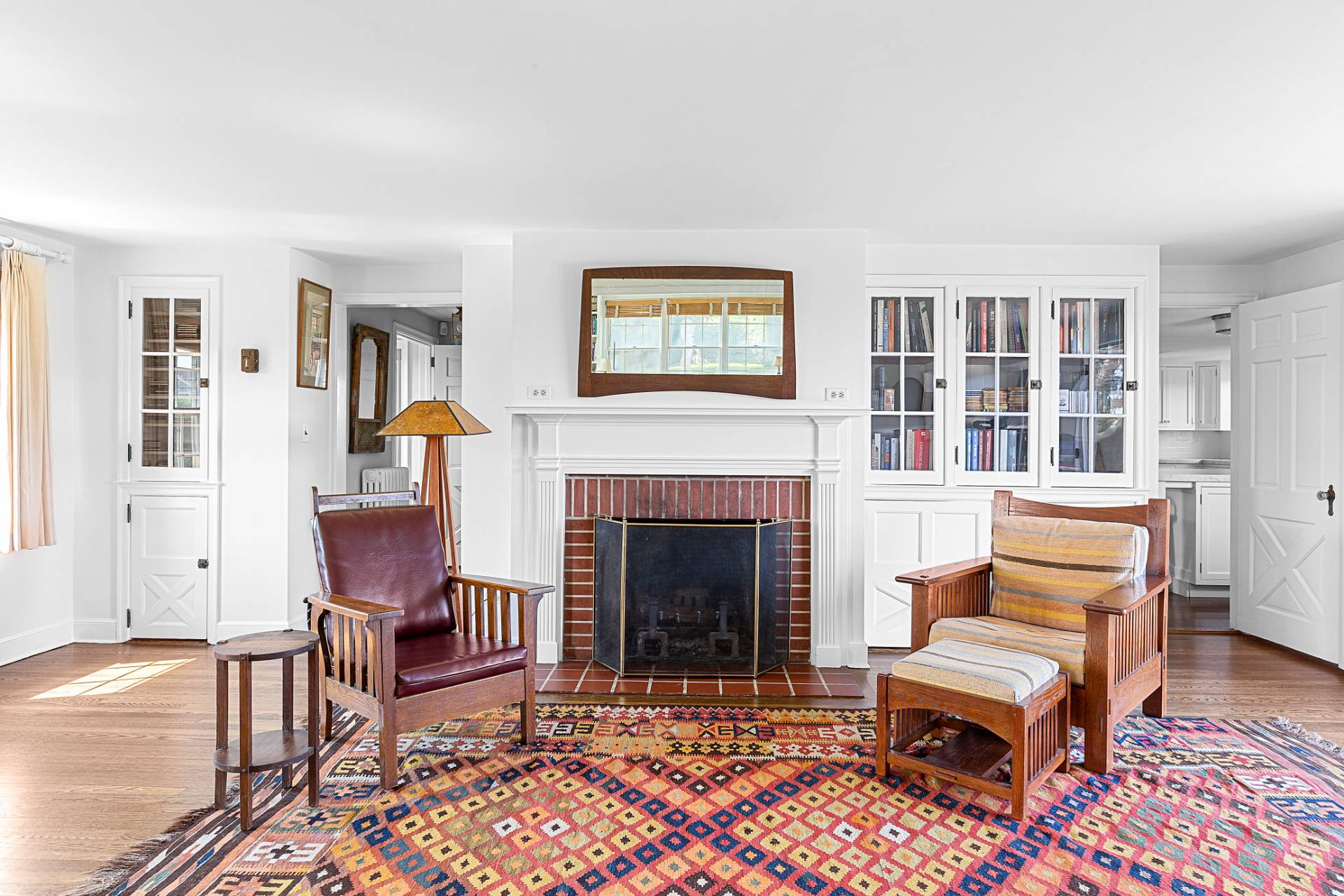 406 Hayground Road Water Mill, NY 11976 - Photo 5 of 20 a living room with furniture and a fireplace