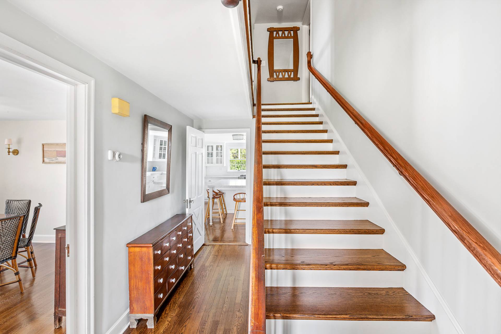 406 Hayground Road Water Mill, NY 11976 - Photo 9 of 20 a view of entryway and hall with wooden floor