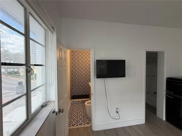 view of living room with furniture and a flat screen tv