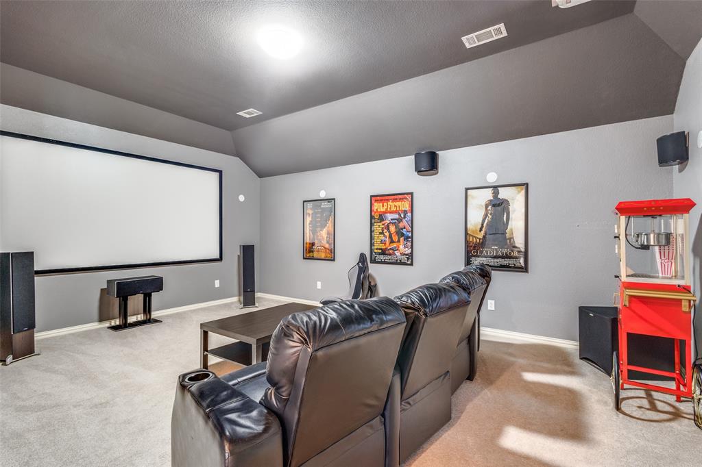 3313 Madison Avenue Hurst, TX 76054 - Photo 6 of 36 Upstairs theater room, bonus to listed size.