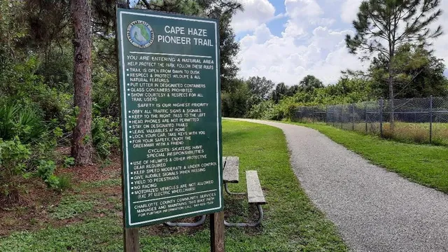 a sign on the side of the road