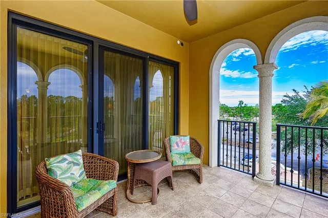 a living room with a couch and a table