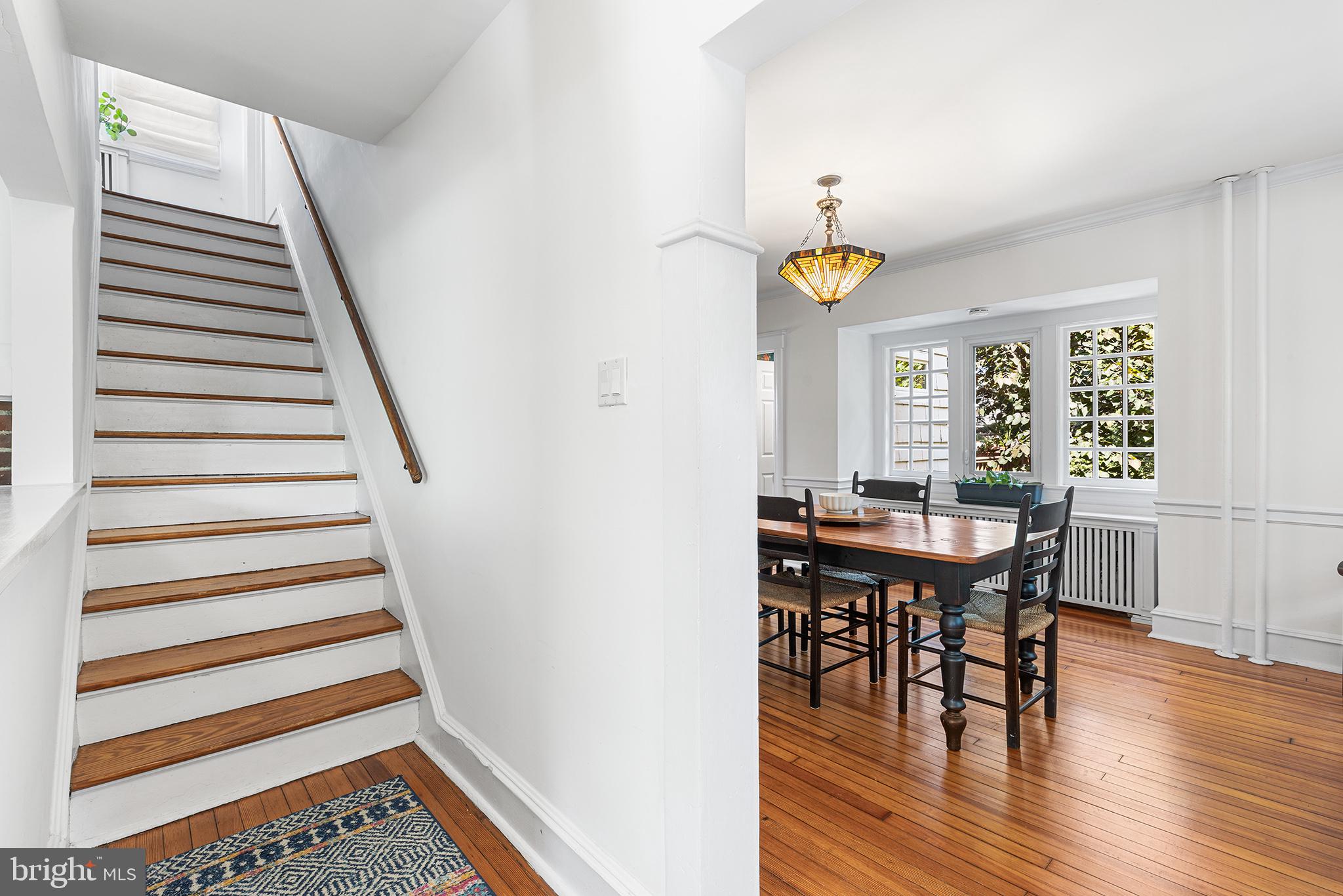 114 Simpson Road Ardmore, PA 19003 - Photo 9 of 37 a view of a dining room with furniture window and wooden floor
