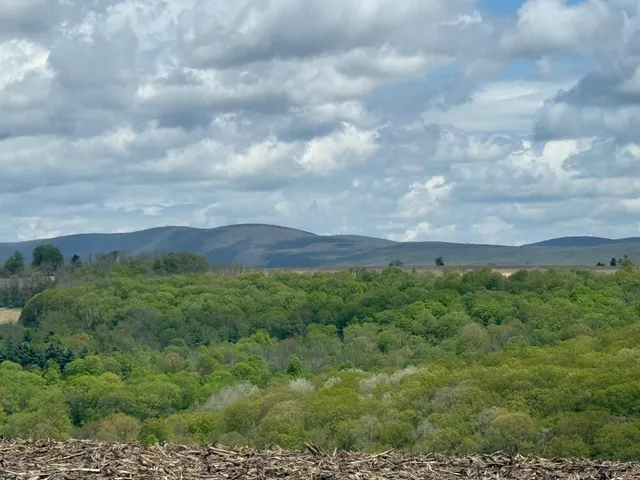 a view of outdoor space with mountain view
